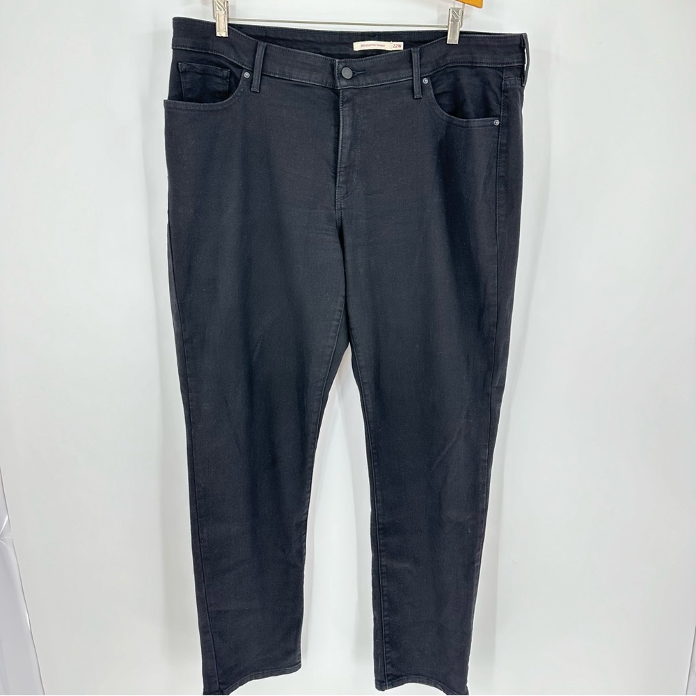 Levi's 311 Womens Shaping Skinny Mid-Rise Tummy Slimming Jeans Black Plu…
